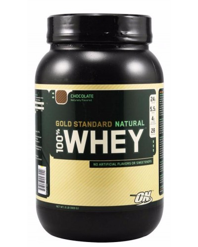 Сывороточный протеин Optimum Nutrition Natural Whey Gold, 909 г (103420)