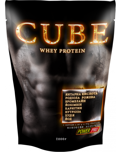 Сывороточный протеин Power Pro Cube Whey Protein, 1 кг