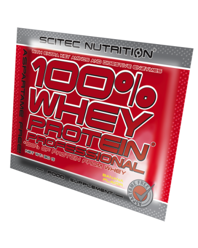 Сывороточный протеин Scitec Nutrition 100% Whey Protein Professional, 30шт х 30г (103918)