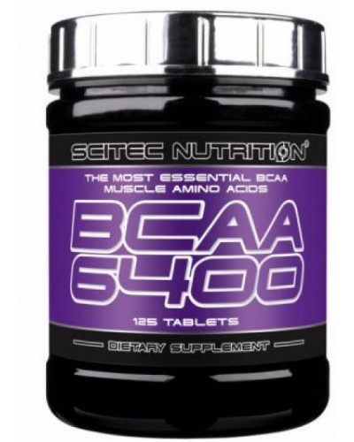 Аминокислота Scitec Nutrition BCAA 6400, 125 таб (104046)