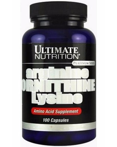 Аминокислотный комплекс Ultimate Nutrition Arginine Ornithine Lysine, 100 капс (104671)