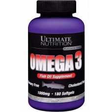 Рыбий жир Ultimate Nutrition Omega 3, 180 капс (104804)