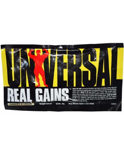 Белковый гейнер пробник Universal Nutrition Real Gains, 39 г (105157)