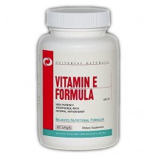 Витамины и минералы Universal Nutrition Vitamin E - 400 100 софт гель (105273)
