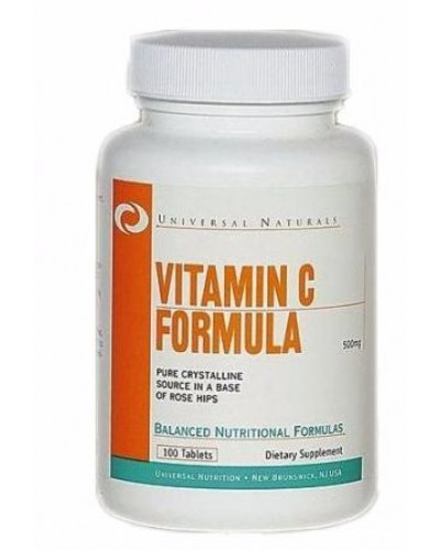 Витамин Universal Nutrition Vitamin C Formula, 100 таб (105275)