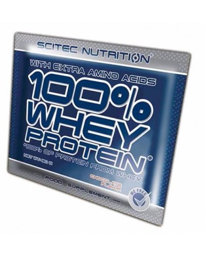 Сывороточный протеин Scitec Nutrition 100% Whey Protein, 30шт х 30г (106722)