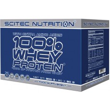 Сывороточный протеин Scitec Nutrition 100% Whey Protein, 30шт х 30г (106722)