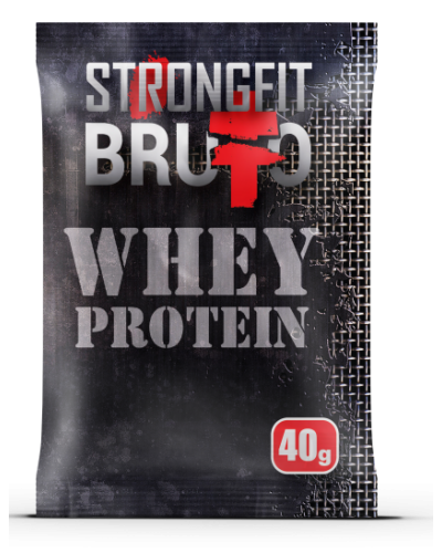 Сывороточный протеин пробник Strong Fit Brutto Whey Protein, 40 г (106815)