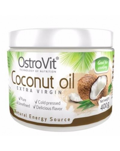 Кокосовое масло Ostrovit Coconut Oil Extra Virgin 400 г (106920)