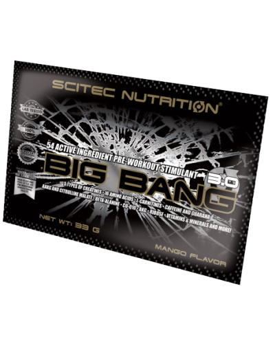 Предтренировочный комплекс Scitec Nutrition Big Bang, 33 г (106978)