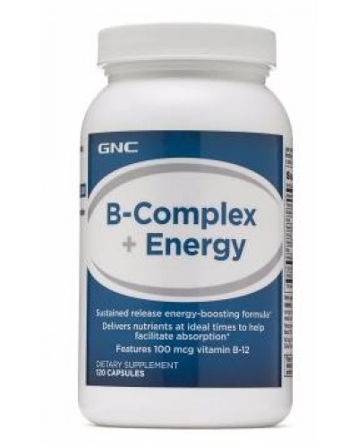 Витамины GNC B- Complex + Energy, 120 капс (107120)