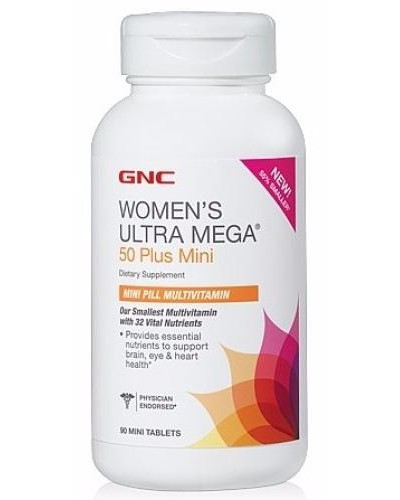 Витамины и минералы GNC Women's Ultra Mega 50 Plus Mini, 90 таб (107256)