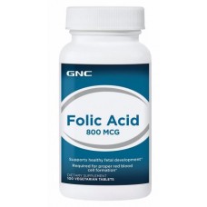 Витаминная добавка GNC Folic Acid 800, 100 капс (107257)