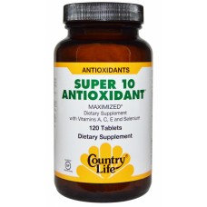 Витамины и минералы Country Life Super 10 Antioxidant, 120 tab