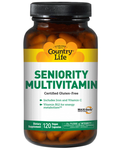 Витамины и минералы Country Life Seniority 120 caps