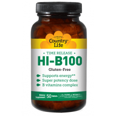 Витамины и минералы Country Life HI-B100, 100 таб.