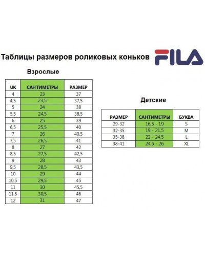 Ролики Fila 15 10614050 nrk jp black (1107)