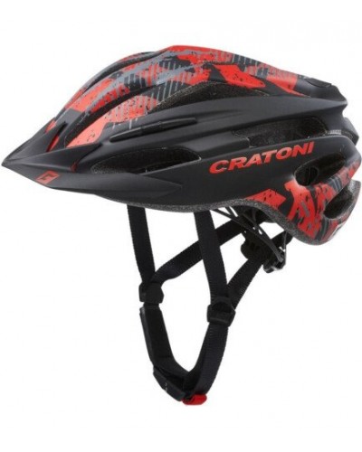 Велошлем Cratoni Pacer Junior S-M чёрный/красный матовый (112005F2)