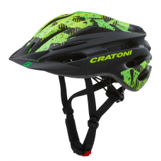 Велошлем Cratoni Pacer чёрный/зелёный матовый (112008F2)
