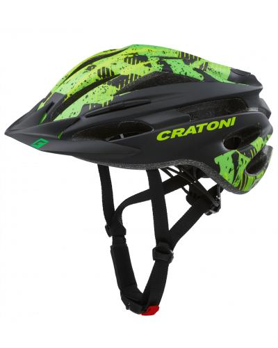 Велошлем Cratoni Pacer чёрный/зелёный матовый (112008F2)