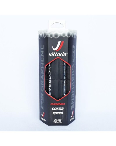 Покрышка бескамерная Vittoria Road Corsa Speed 25-28''TLR Fold Full Black G+ - 11A00122