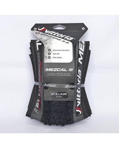 Покрышка бескамерная Vittoria Off-Road Mezcal III 27.5x2.25 XC-Trail TNT Fold Anthracite-Black G2.0 - 11A00029