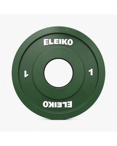 Диск Eleiko IWF Weightlifting Comp./Training Disc - 1 kg RC (124-0010R)