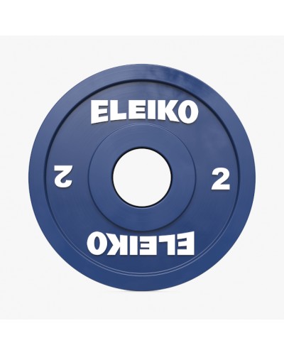 Диск Eleiko IWF Weightlifting Comp./Training Disc - 2 kg RC (124-0020R)