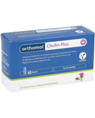 Витамины Orthomol Cholin Plus с расторопшей 60 капсул (12502563)