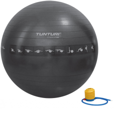 Фитбол Tunturi Gymball 65 cm Anti Burst, чёрный (антиразрыв) (14TUSFU142)