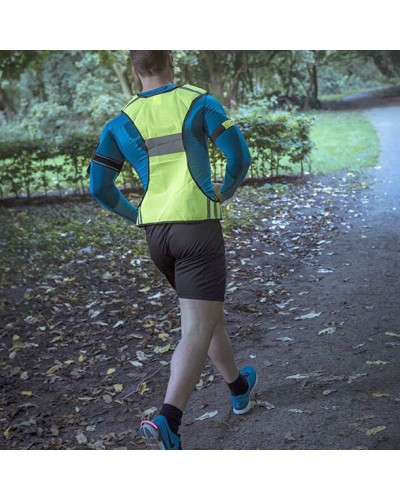 Светоотражающий жилет для бега Tunturi Running Vest X-Shape
