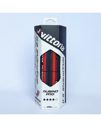 Покрышки Vittoria Road Rubino Pro IV 700x25c Fold Black-Red-Black G2.0 - 11A00137