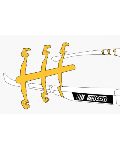 Клипсы SCICON Clip Switch Kit Yellow - SP1027