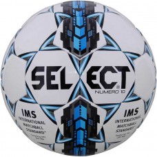 Мяч футбольный Select Numero 10 IMS (305) ,бел/сер/голуб размер 5