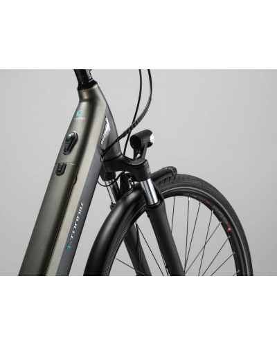 Електровелосипед BIANCHI E-bike T-Tronik T Sunrace 9s E6100 Disc Green/Dark Graphite/Matt, 51 - YRBT8I512T