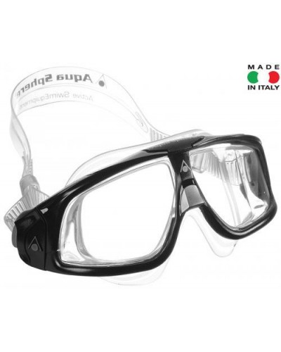 Очки для плавания Aqua Sphere Seal 2.0 BLK/GR L/CL (175100)