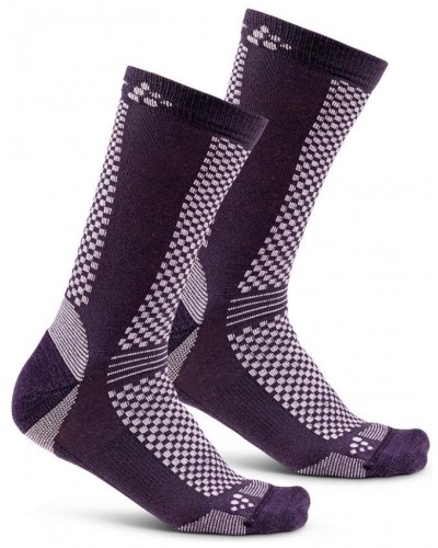 Зимние носки Craft Warm Mid 2-Pack Sock AW18 (1905544-733705)