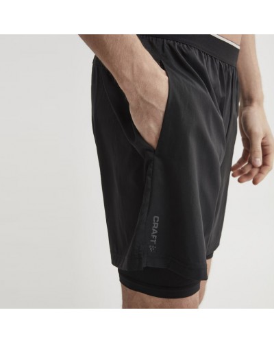 Мужские шорты для бега Craft Charge 2-IN-1 Shorts Man
