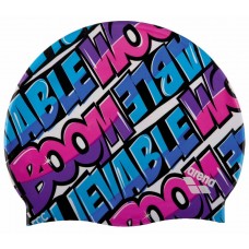 Шапочка для плавания Arena Print 2 unbelievable_fuchsia /1E368-51/