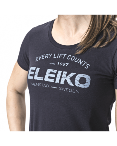 Футболка Eleiko Sign T-shirt C, Wmn, Strong Grey