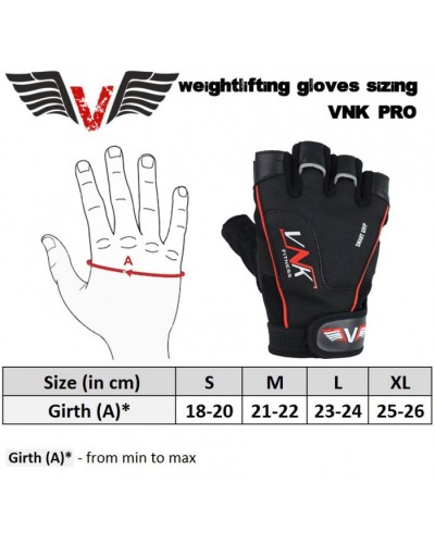 Перчатки для фитнеса VNK Pro (60068)