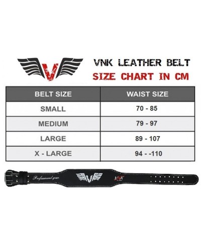 Пояс для тяжелой атлетики VNK Leather (60073)