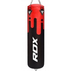 Боксерский мешок RDX Leather Black/Red 1.5 м, 45-55 кг (2513_40276)