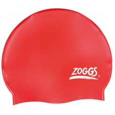 Шапочка для плавания Zoggs Silicone Cap Plain (300604.RD)