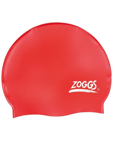 Шапочка для плавания Zoggs Silicone Cap Plain (300604.RD)