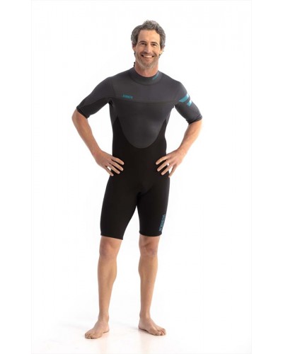 Гидрокостюм короткий мужской Jobe Perth Shorty 3|2MM Graphite Grey (303621002)