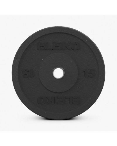 Диск Eleiko XF Bumper - 15 kg, black (3085125-15)