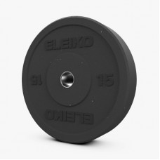 Диск Eleiko XF Bumper - 15 kg, black (3085125-15)