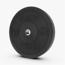 Диск Eleiko XF Bumper - 25 lbs, black (3085126-25)
