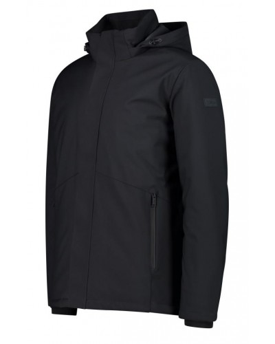 Чоловіча куртка CMP Man Jacket Snaps Hood Anthracite (32K3227-U423)